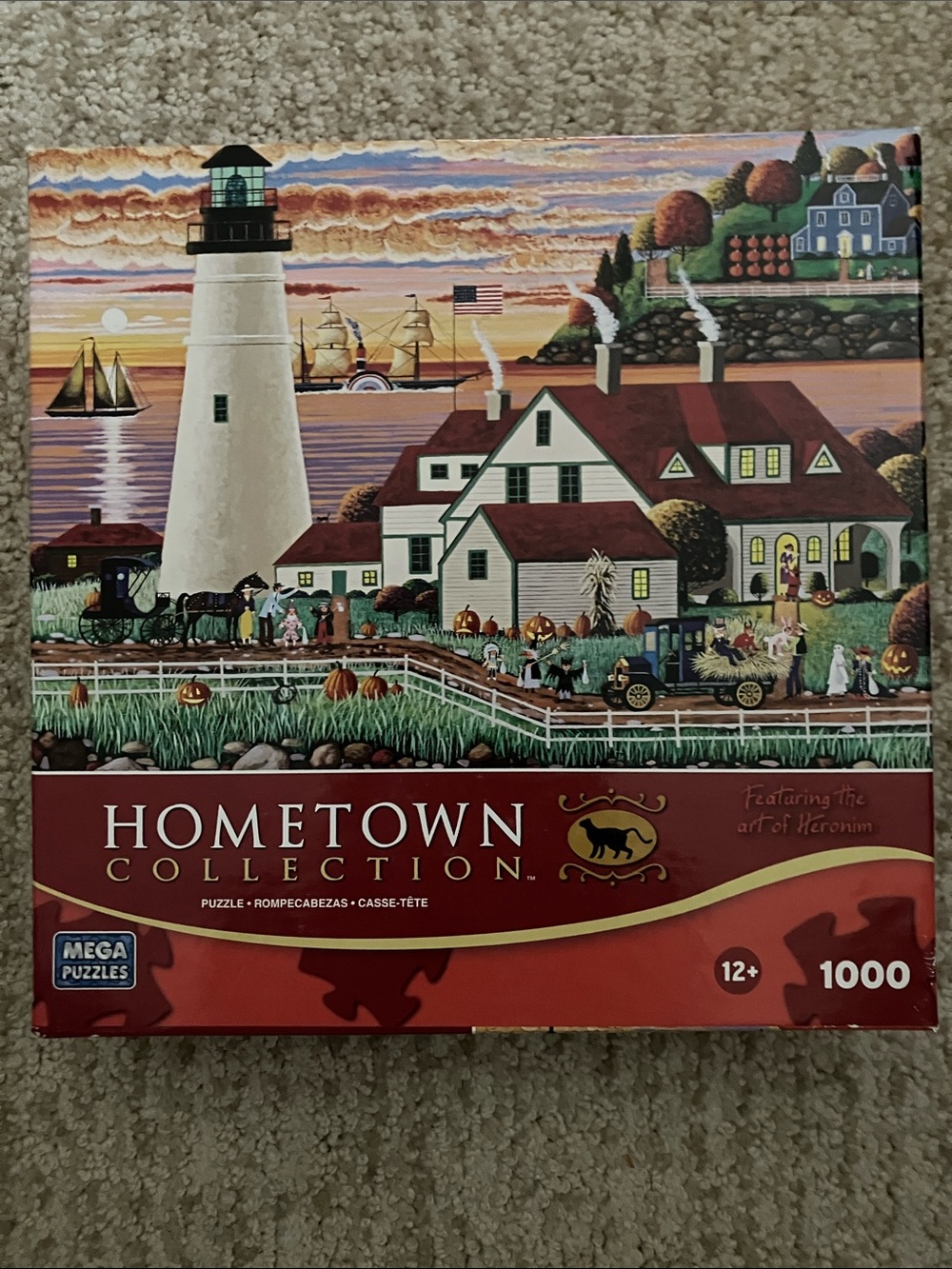 Hometown Collection “Trick or Treat” 1000 piece puzzle  (❗️1 piece missing)